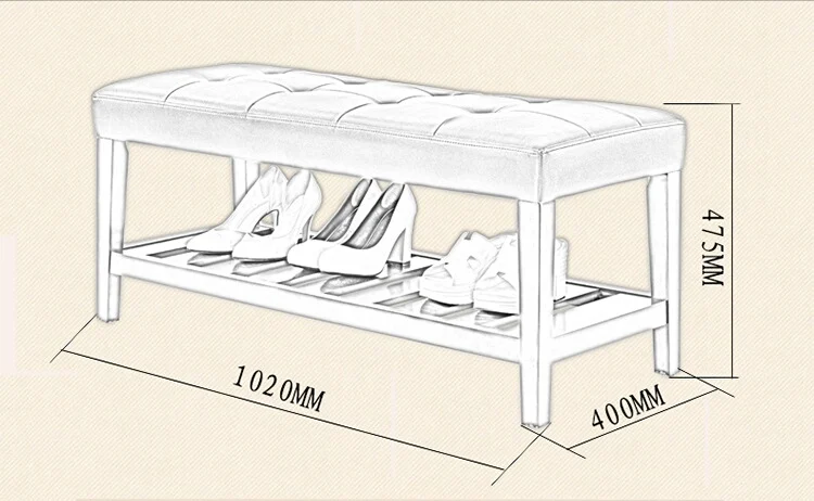 Шкафы для обуви, органайзер для обуви, домашняя мебель из цельного дерева, для зала, для обуви, скамейка, табурет, meuble chaussure sapateira, новинка 102*40*47,5 см
