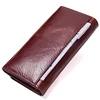 Contact's New Genuine Leather Women Clutch Wallets Multiple Cards Holder Long Female Purse With Phone Bag Fashion Woman Wallet ► Photo 3/6