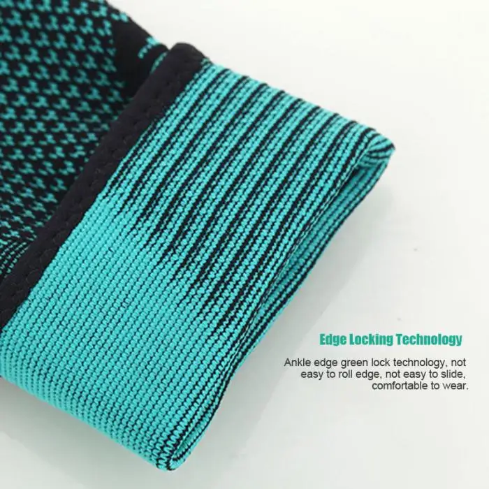 1pair Professional Sport Knee Ankle Protector Soft Breathable Foot Warp Brace Support Pad for Badminton Basketball XR-Hot