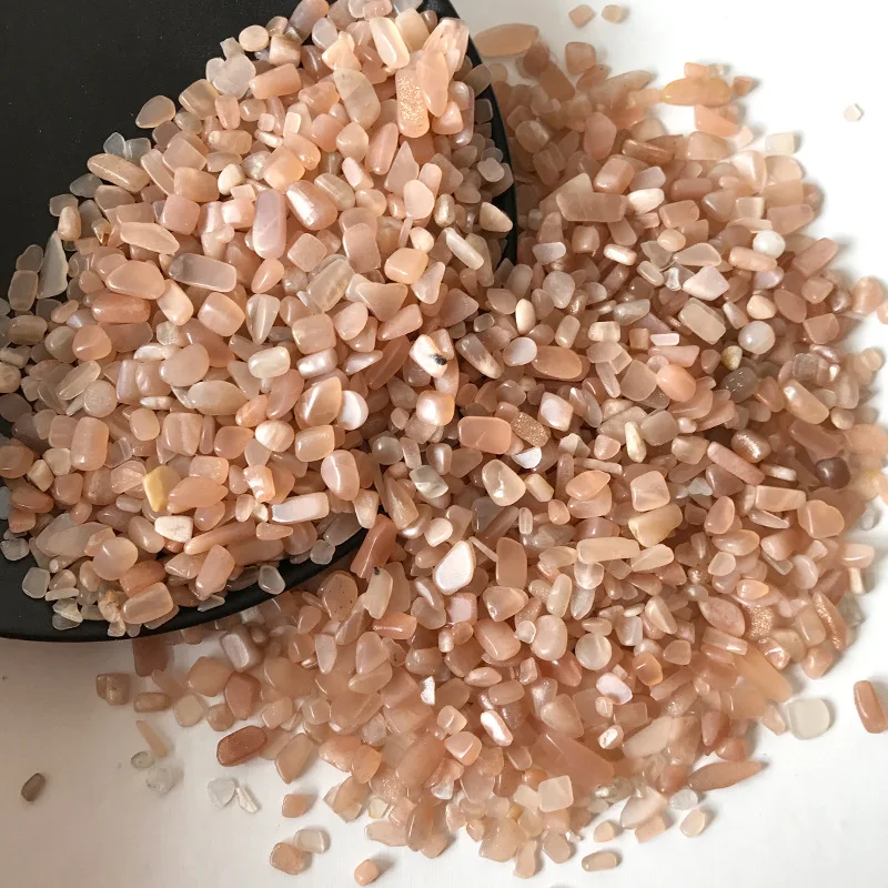

Red Crystal Stone moonstone Healing Small Gravel Quartz Mineral Landscape Fish Tank Flower Pot Garden Home Ornament Fengshui