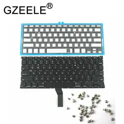 GZEELE новая клавиатура Подсветка для MacBook Air A1466 A1369 13 "MD231 2011-2015 + винты США клавиатура