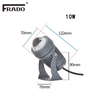 Светодиодный точечный светильник 10 Вт, Водонепроницаемый IP65 Прожектор, светильник для улицы, садовый ландшафтный светильник, длина луча 200 м, светодиодный светильник CREE - Испускаемый цвет: 10W