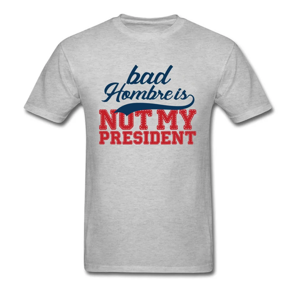 Мужская футболка с надписью Bad Hombre Is Not My President белая синяя Красная для старшей
