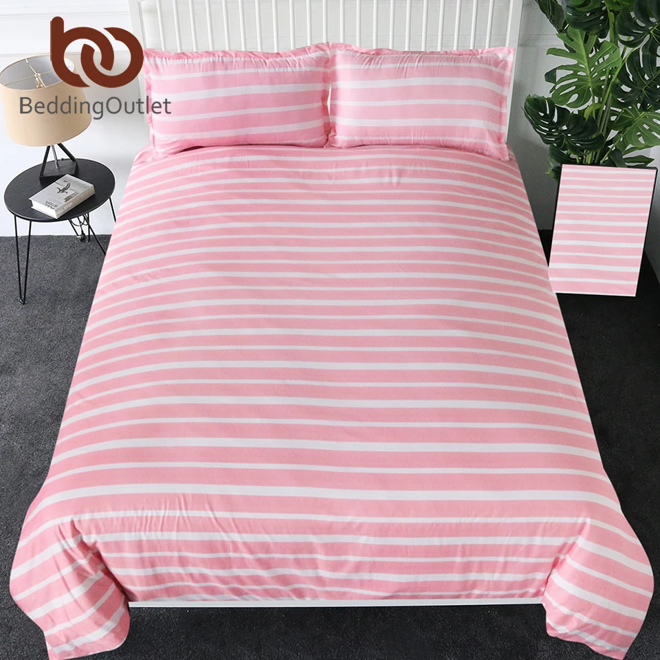 BeddingOutlet مخطط طقم سرير الوردي المعزي غطاء و شمس للبنات أغطية سرير عكسها ورقة مجموعة 2/3/4 قطعة حار بيع BeddingOutlet مخطط طقم سرير الوردي المعزي غطاء و شمس للبنات أغطية سرير عكسها ورقة مجموعة 2/3/4 قطعة حار بيع