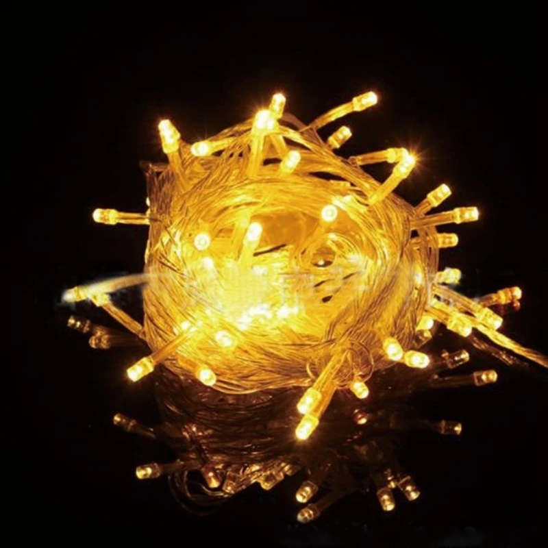 Günstig Led String Guirlande Kerstboom Fee Licht Weihnachten Lichter Outdoor Waterdicht Home Garten Party Outdoor Vakantie Decoratie