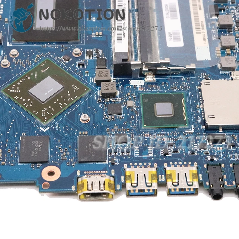 astounding  NOKOTION For TOSHIBA Satellite P50-C P55T P55T-B laptop motherboard I7-4720HQ CPU R9 M265X GPU H000