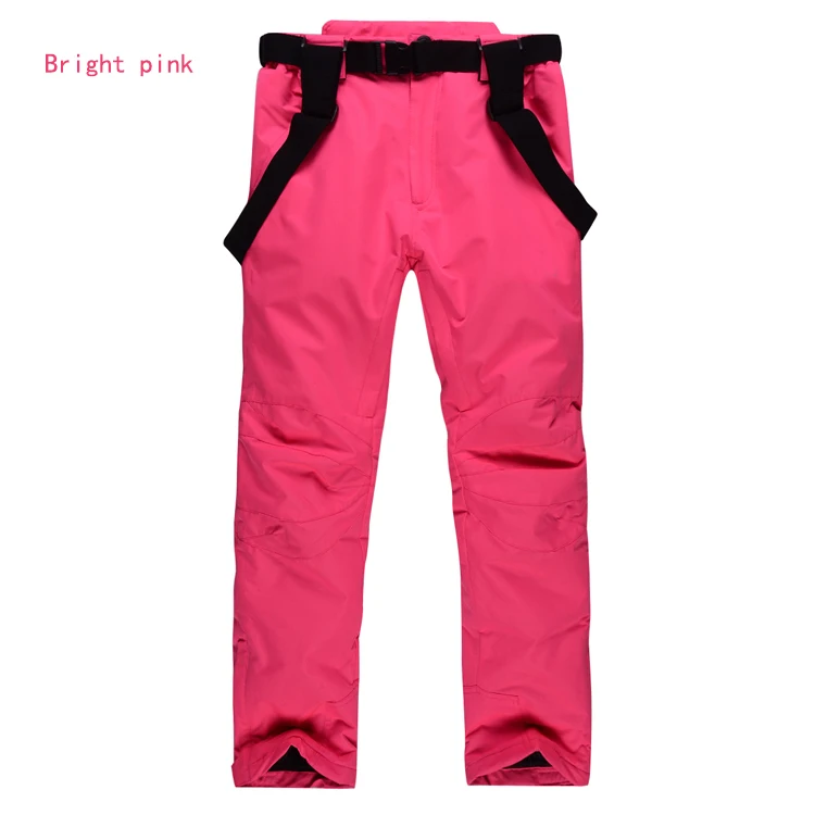Лыжный костюм высокого качества для улицы зимняя-30 теплая ветрозащитная Водонепроницаемая рубашка+ лыжные брюки женские модели размер S M L XL
