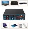 800W HIFI 2CH Audio Power Amplifier 12/220V Home Theater Sound System Audio Mini Amplifier FM USB SD bluetooth W/Remote Control ► Photo 2/6