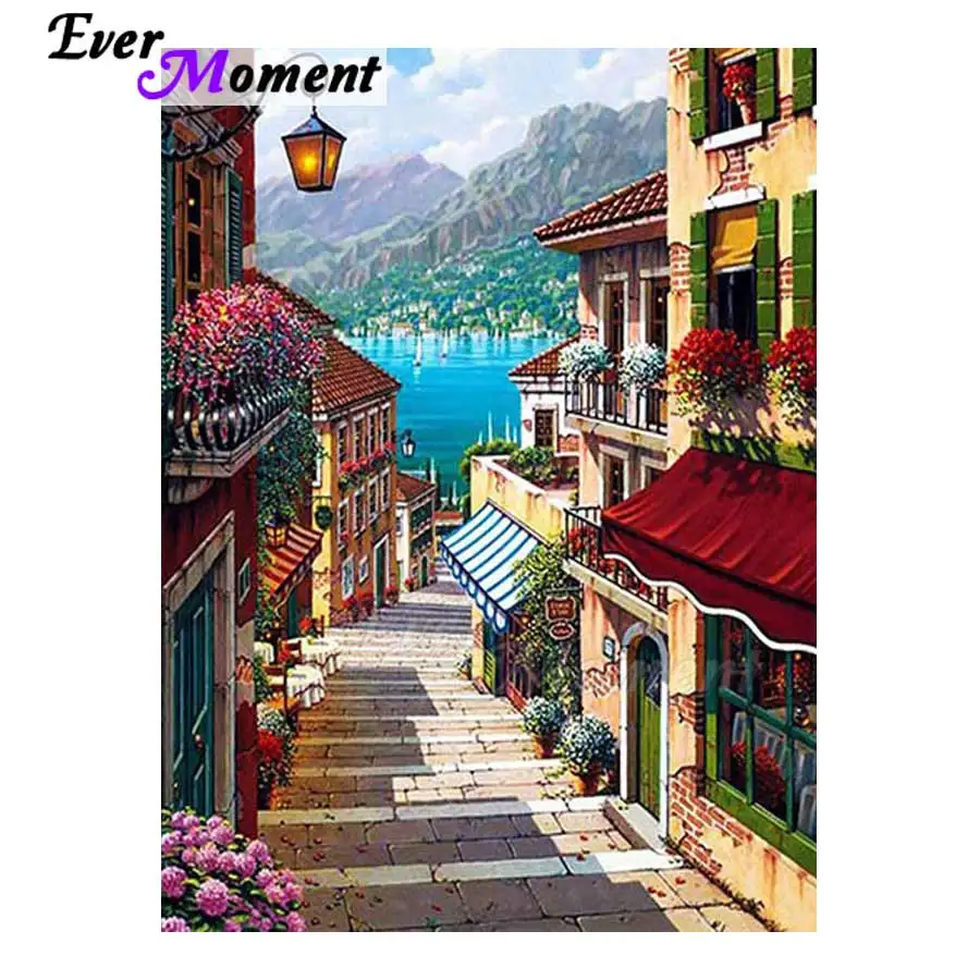 Ever Moment Алмазная Картина Пейзаж Стразы 5D DIY Вышивка крестом вышивка полностью