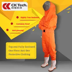 CK Tech. Анти-пчела защитная одежда комбинезоны Smock оборудование Поставки Пчеловодство пчелиный улей дышащая одежда