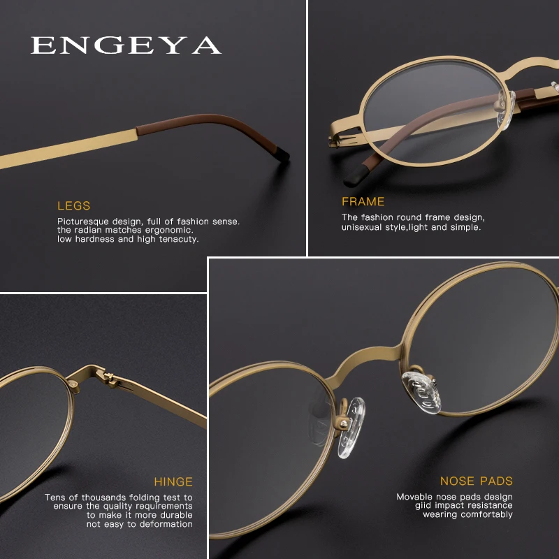 Очки Мужские/Женские в круглой металлической оправе 5 цветов #8041|round metal frame glasses|frame