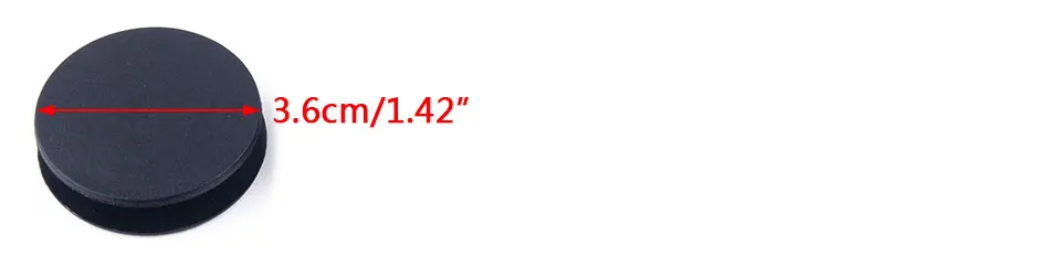 DWCX 4 шт. аксессуары для автомобильных ковриков, фиксаторы для ковров и пола, заглушка для зажима 3,6 см, черный пластик, подходит для MERCEDES-BENZ BQ6680520