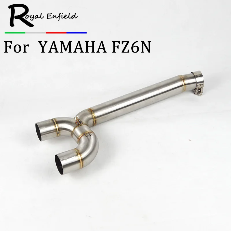 

Slip on FZ6 FZ6N FZ6S Motorcyle Exhaust System Slip on Tip Link Pipe Escape Modified Connect Tube for Yamaha FZ6 FZ6S FZ6N