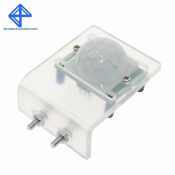 

HC-SR501 Acrylic Bracket IR Pyroelectric Infrared Motion Sensor Detector Module for arduino Diy Kit ( Without HC-SR501 )