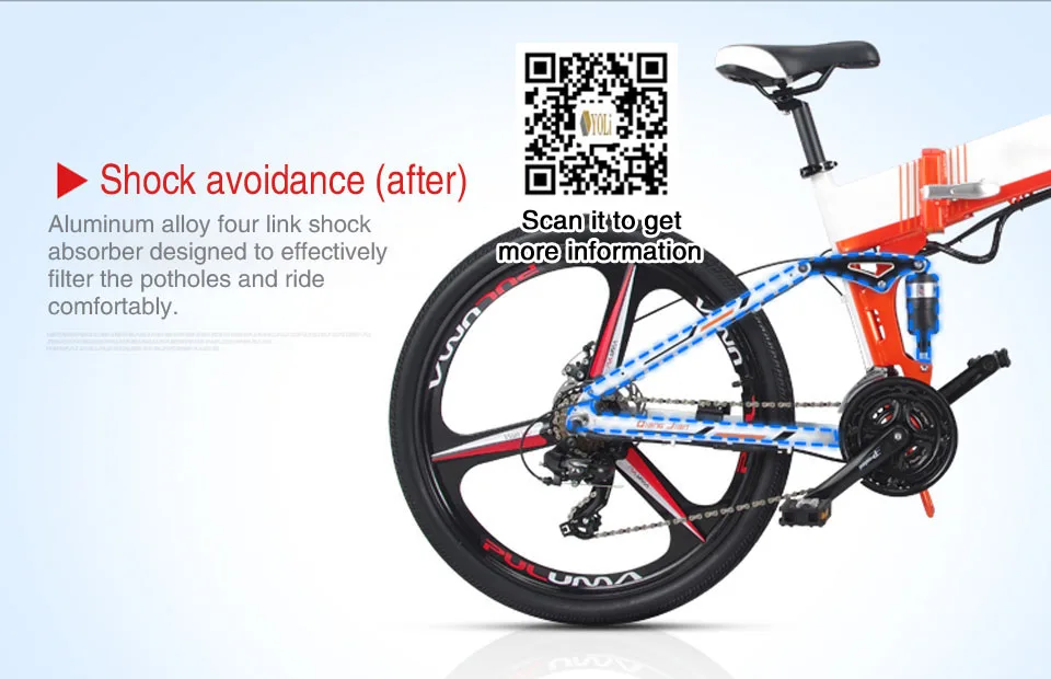 Cheap 48V lithium battery folding bike aluminum alloy electric bike 26 inch e bike 30-35 KM/H 5