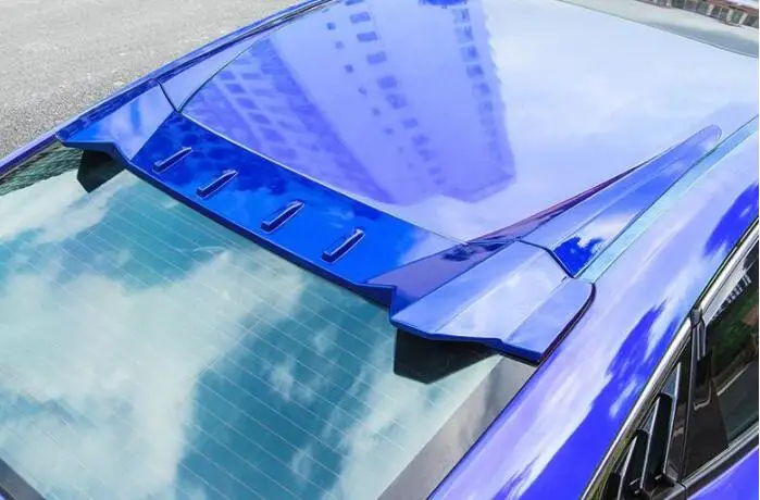 ABS углеродного волокна Цвет R Стиль Защита от солнца на заднее стекло авто крыши спойлер, диффузор для Honda Civic 4Dr для седан