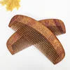 Exquisite Gold Ebony Wooden Comb the whole wood Fine Tooth Comb Crescent comb Massage Combs ► Photo 1/3