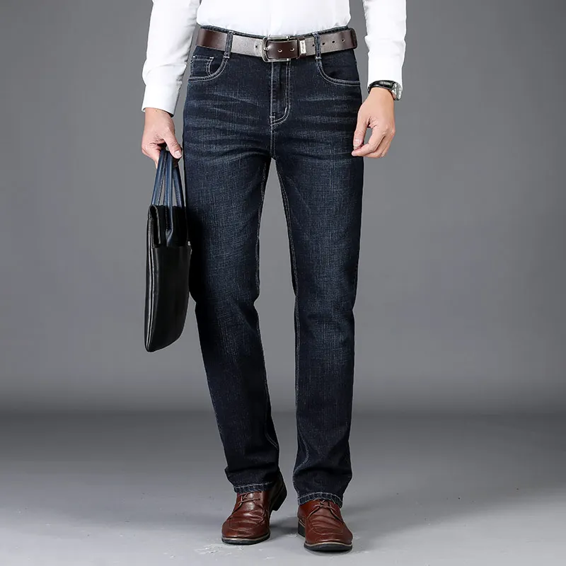 Jeans Men Male Jean Homme Mens Men'S Classic Fashions Pants Denim Biker Luxe Pant Slim Fit Baggy Straight Trousers Designer