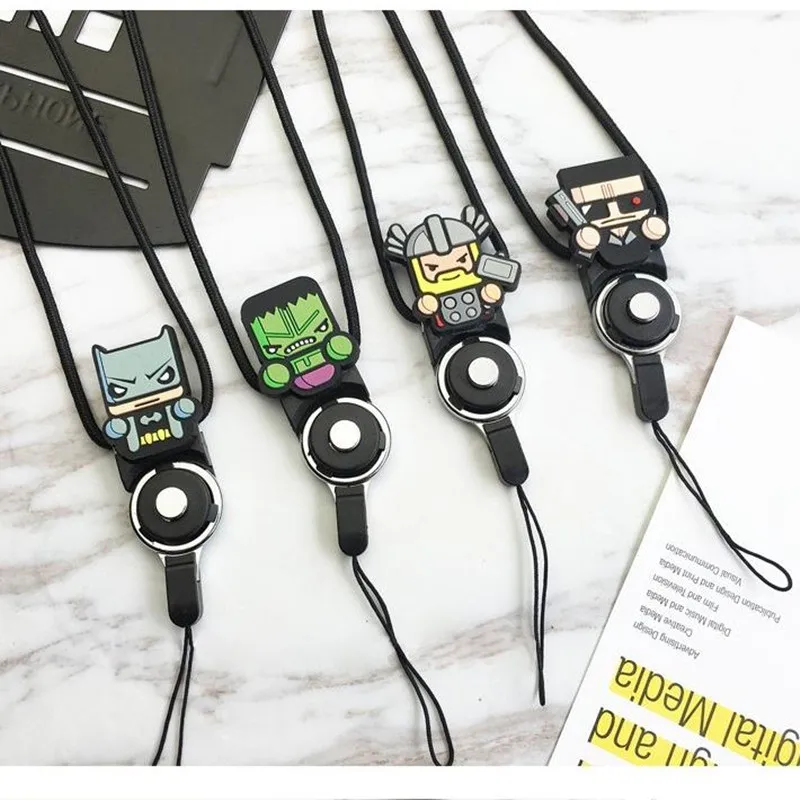 

Cartoon Multi-function Mobile Phone Straps Rope for iPhone Samsung MP4 ID Card Key Ring Holder Mobile Phone Lanyard strap