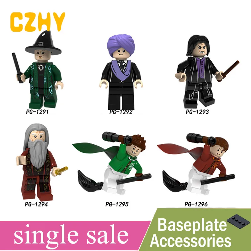 

Harry Series Potters Quirinas Chino Professor Snape Olivewood Dumbledore Ron Weasley Building Gift Toys Legoe Minifigured PG8162