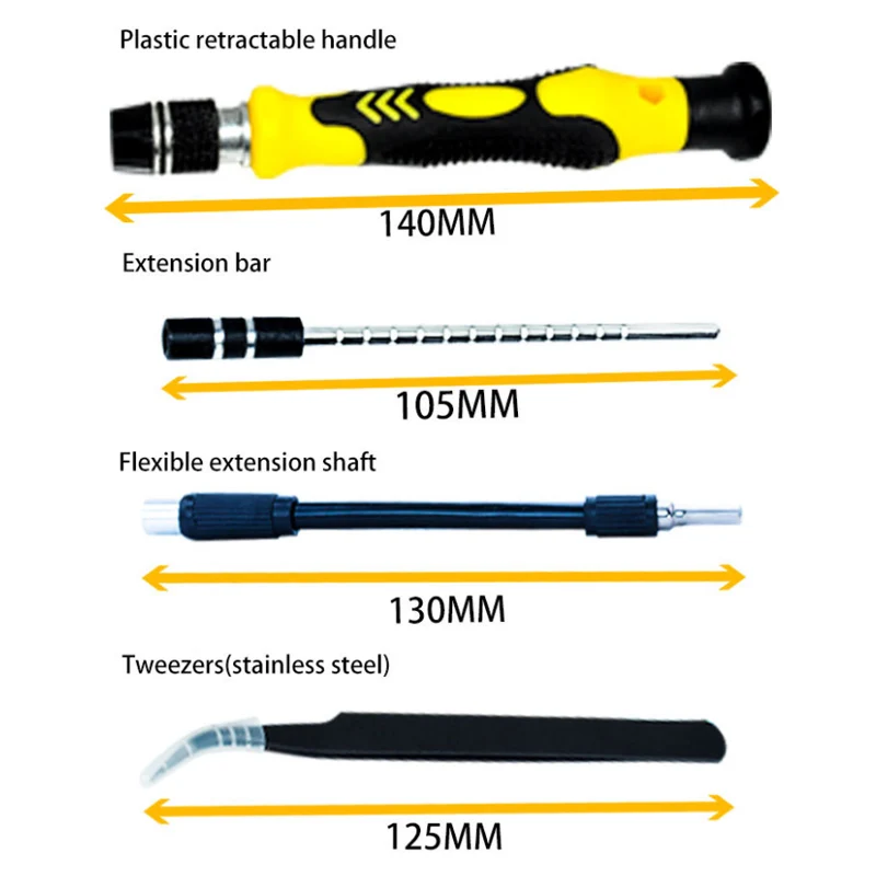 Новинка 110 в 1 Набор отверток для телефона, ноутбука, часов, ремонт, разборка, многофункциональный шуруповерт, инструмент для обслуживания, сочетание HR