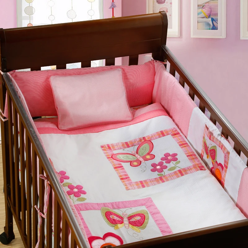 pink cot sheets