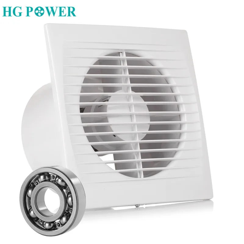 HG POWER 150mm 220V Exhaust Fan Wall Mount Bathroom Kitchen Ventilation Fan