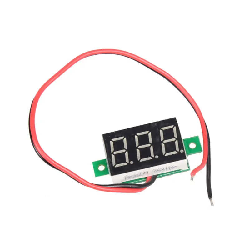 

DC 2.5-30V Digital Voltage Indicator Mini Voltmeter Red LED Panel Voltage Meter 3-Digital Display Electrical Instruments