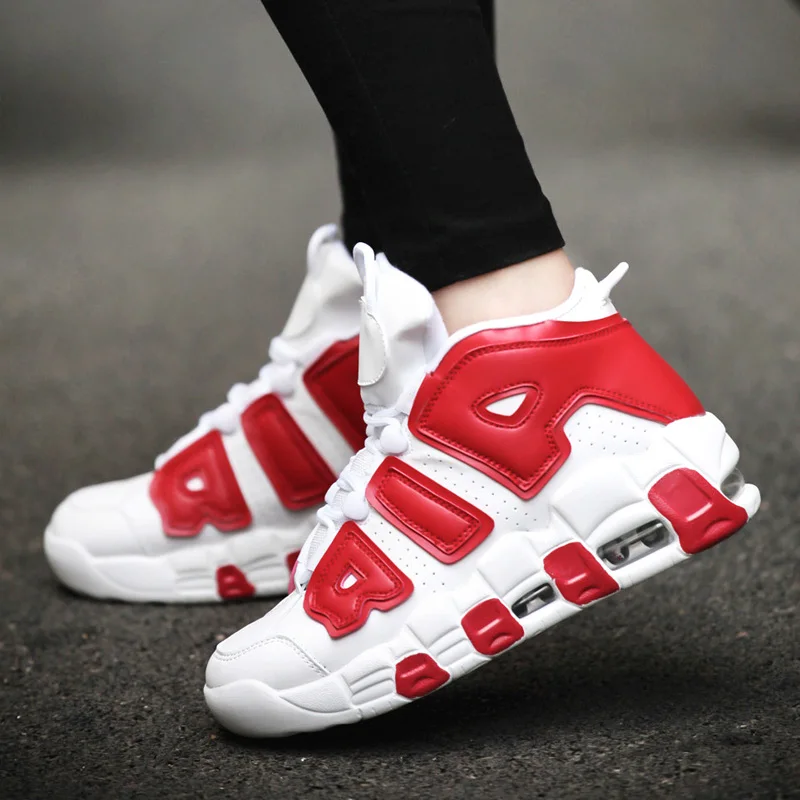 

Plus Size 36-41 Women Basketball Shoes Air Cushion Sneakers High top Basket Sports Shoes Senhora sapatos de basquetebol