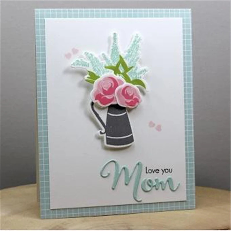 

Eastshape Letter Mother Thanks Metal Cutting Dies Letter Scrapbooking Stencil for Album Paper Card Decorative Craft Die Cuts