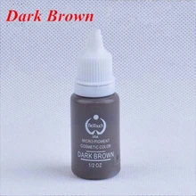 Горячая 2 шт./лот темно-коричневые чернила татуировки для бровей Макияж Пигмент Biotouch микропигмент