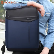 Aoking Wasserdicht Männer Rucksack Studenten Koreanische Mode Tasche Laptop Rucksack Für 13,3 bis 15 zoll Schulranzen