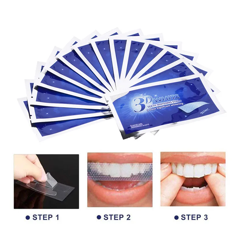 28 шт./14 пар 3D белый гель отбеливающие полоски для зубов, зубная гигиена полости рта полосы для ложных зубов виниры для зубного врача seks46