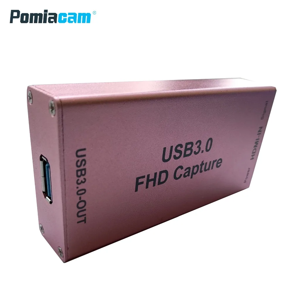VC30 HDMI IN видео Захват USB3.0 1080P 60FPS карта захвата коробка для Windows Linux IOSX Android системы