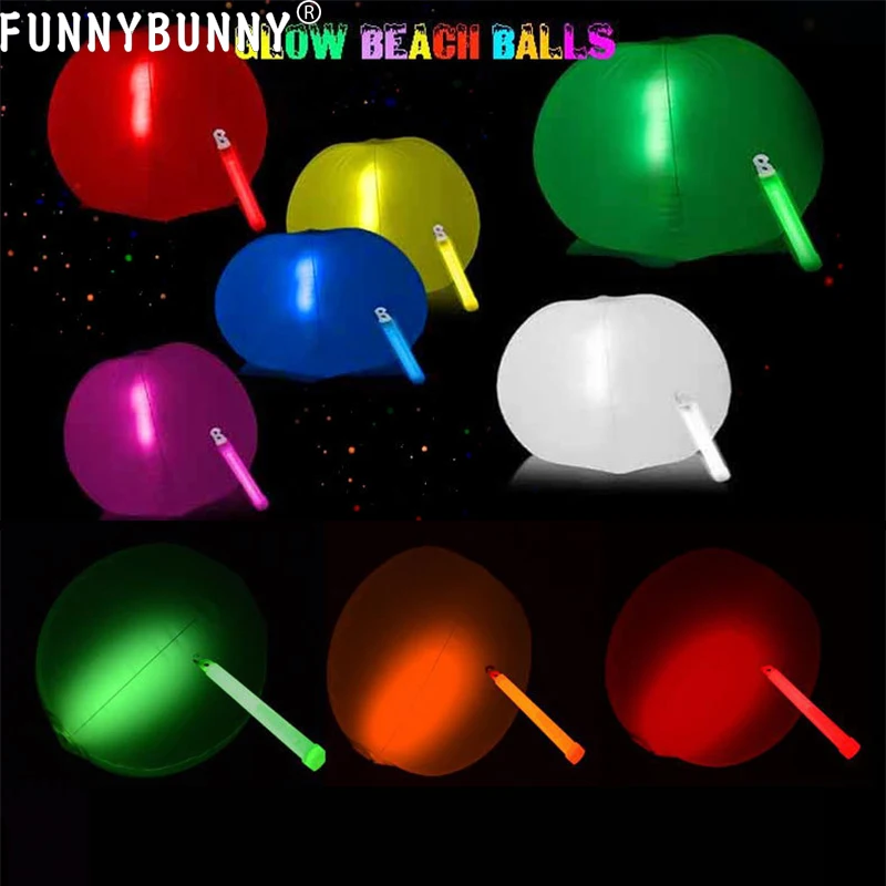FUNNYBUNNY флуоресцентный шар светящийся пляжный шар детские игрушки праздничная атмосфера поставки светящийся шар