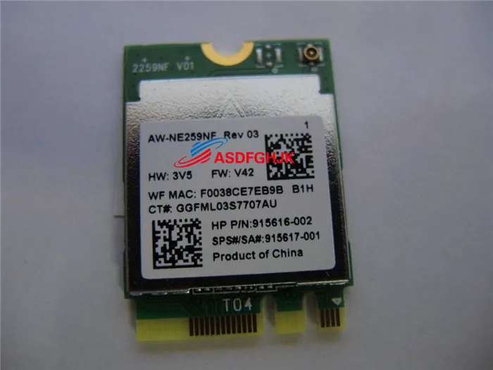 Original FOR HP 15-BS Series Wireless WiFi Card 915617-001 927235-855 Test OK | Компьютеры и офис
