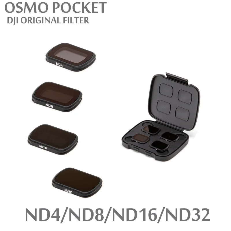 

Original Osmo Pocker Nd Slim Neutral Density Fiter Set Nd8 Nd16 Nd32 Filter For Dji Osmo Pocket Nd Lens Protector Accessories