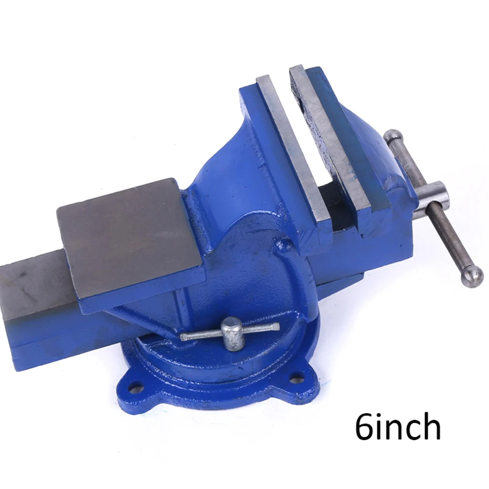 

4/5/6 inch Light Duty Mechanic Bench Vise Table Top Clamp Press Locking Swivel Base Workbench Tool Steel Jaws