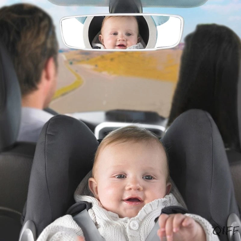 Автомобильное детское зеркало заднего вида мини широкий вид сзади регулируемая безопасность заднего сиденья зеркала подголовник для детей автомобильные аксессуары