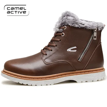 

Camel Active 2017 Brand Hot Sell Keep Warm Winter Men's Boots High Quality Genuine Leather Casual Boots Fahsion Snow Boots S0056