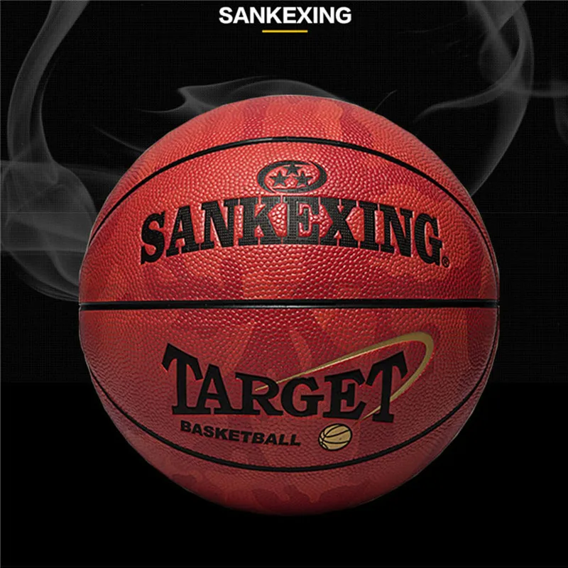 

SANKEXING Basketball Teenager PU Leather Basketball Ball Size 5 Leather Outdoor Indoor Professional Basketballs Team Sports Men