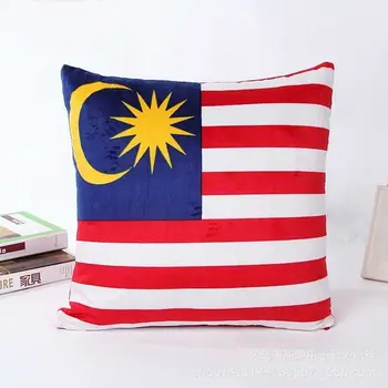 

Para Cover Home pillow case pillowslip Cover Case Malaysia flag MY flags pillow pouch