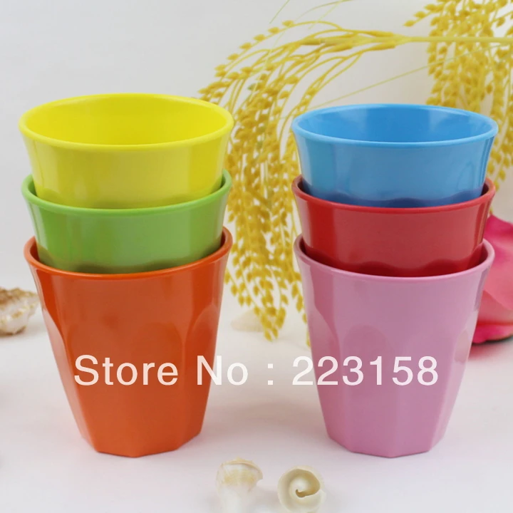 

candy color ,7 sets ,100% melamine cup