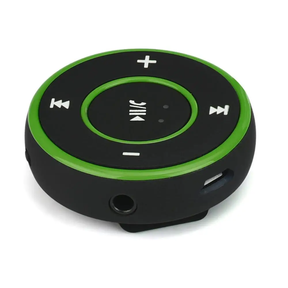Новое поступление беспроводной Bluetooth 3,5 мм аудио стерео адаптер автомобильный AUX домашний музыкальный приемник ключ je16 - Название цвета: Зеленый
