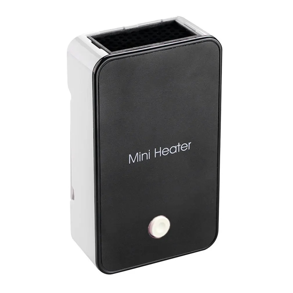 

Portable Mini Fan Heaters Small Energy Saving Heaters On Office Desk Electric Heaters Black Portable Desktop Heaters