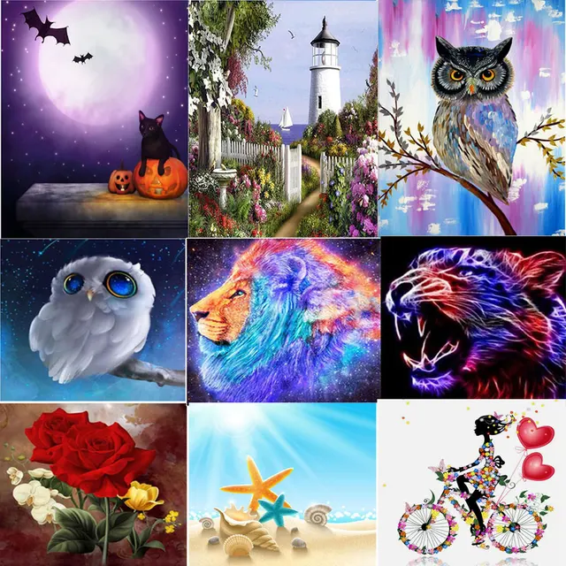 diy diamond painting cross stitch halloween diamond embroidery