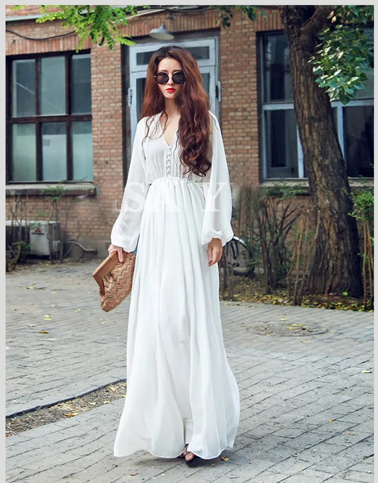 Длинное Хлопковое Летнее Платье фото 10