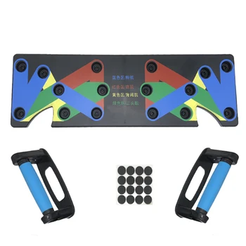 

Push Up Rack Board 9 System Home Gym Exercise Equipment Body Building Training Equipment Sport Fitness Push Up Stand Men Women