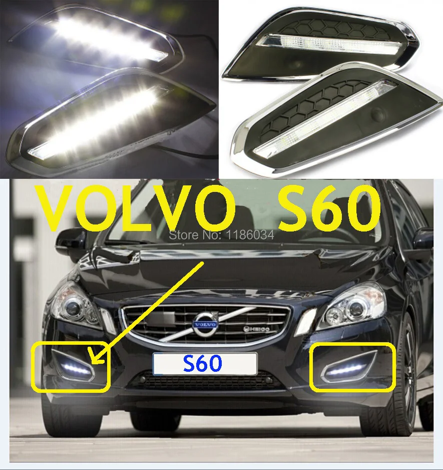 Автомобиль-стайлинг, на S60 дневного света,2009~2013,СИД,Бесплатная доставка!2шт,автомобиль-детектор,на S60 противотуманные фары,авто-чехлы,на S80,с 60 Автомобиль-стайлинг, на S60 дневного света,2009~2013,СИД,Бесплатная доставка!2шт,автомобиль-детектор,на S60 противотуманные фары,авто-чехлы,на S80,с 60