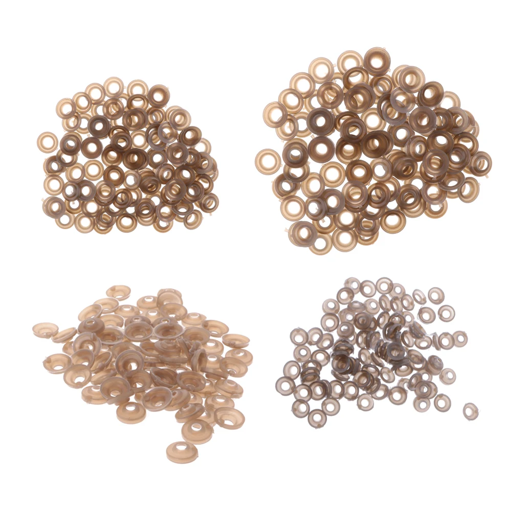 400 Pieces 9/11/15/20mm Plastic Safety Eyes Nose Washer BACK For Bear Doll DIY Craft DIY Apparel Sewing Craft Supplies